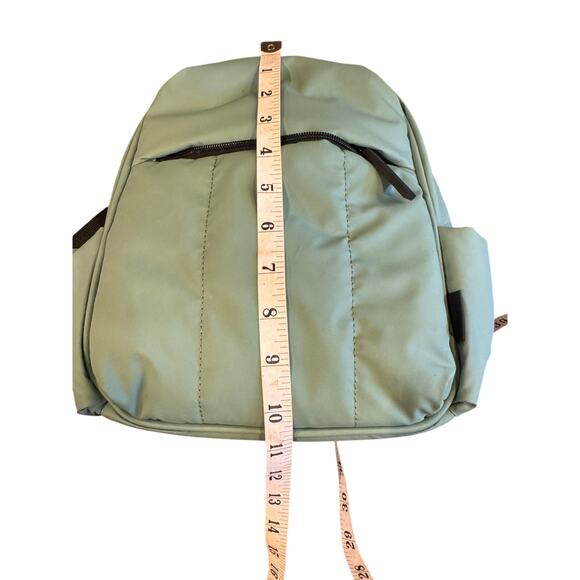 Calpak Luka Mini Backpack Light Blue Nylon Travel Everyday Bag with Side Pockets - Picture 10 of 11